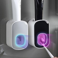 Toothpaste Dispenser Wall Mounted For Bathroom Automatic Toothpaste Squeezer