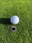 Handmade Artisan KEENAN Sterling Silver Synthetic Ruby Stone GOLF BALL MARKER — photo 9