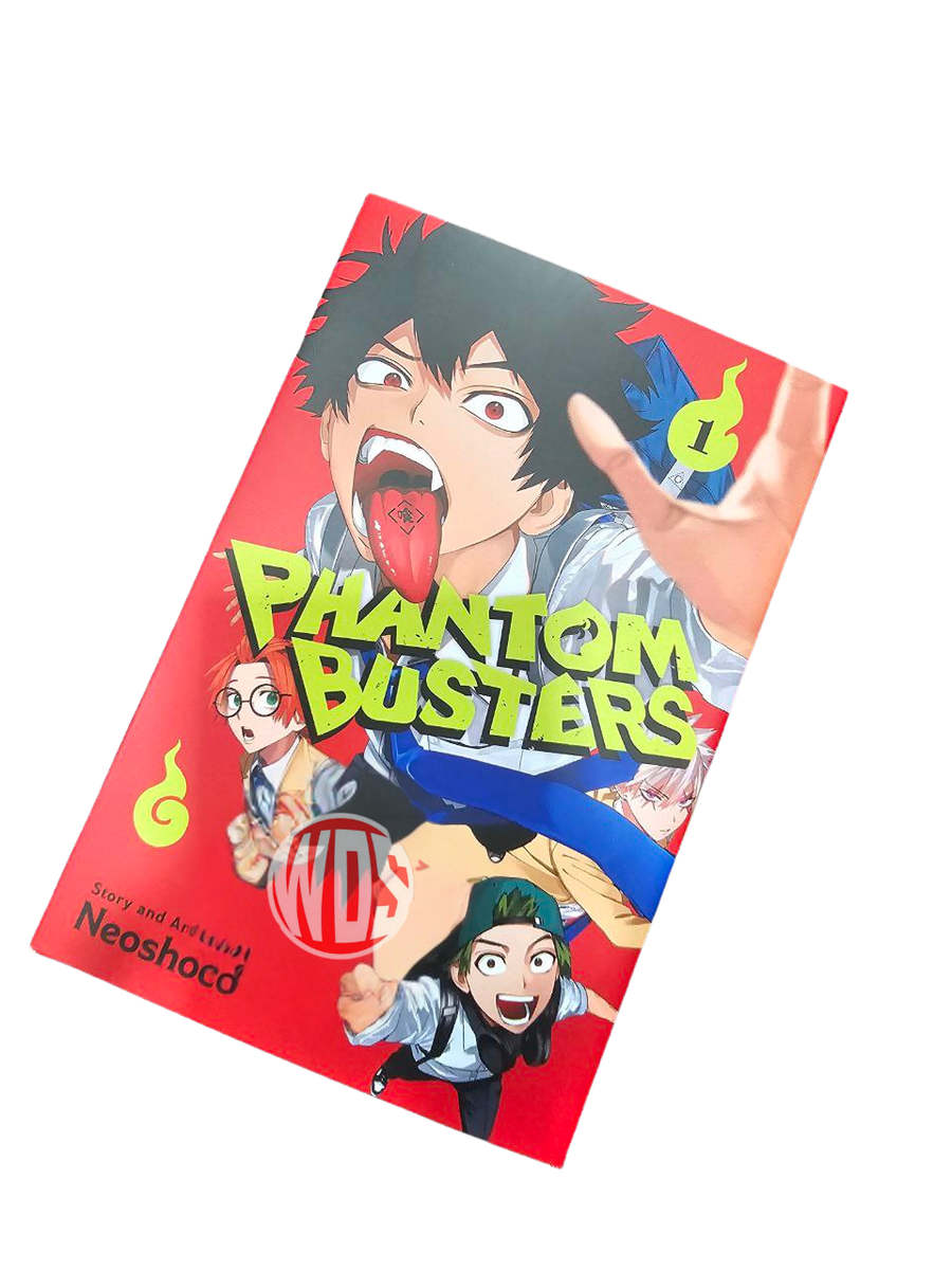 Phantom Busters Manga English Version Vol 1–4 Series Set Comic by