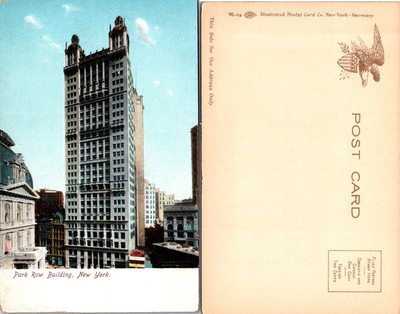 Park Row Building New York Postcard