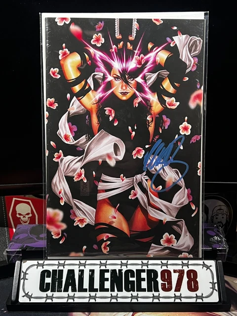 X-MEN #15 Mark Brooks SIGNED VIRGIN w/ COA - Cvr C PSYLOCKE