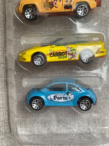 MATCHBOX LOONEY TUNES 5 DIECAST CAR SET BUGS BUNNY MARVIN THE MARTIAN NEW JM - Picture 4 of 6