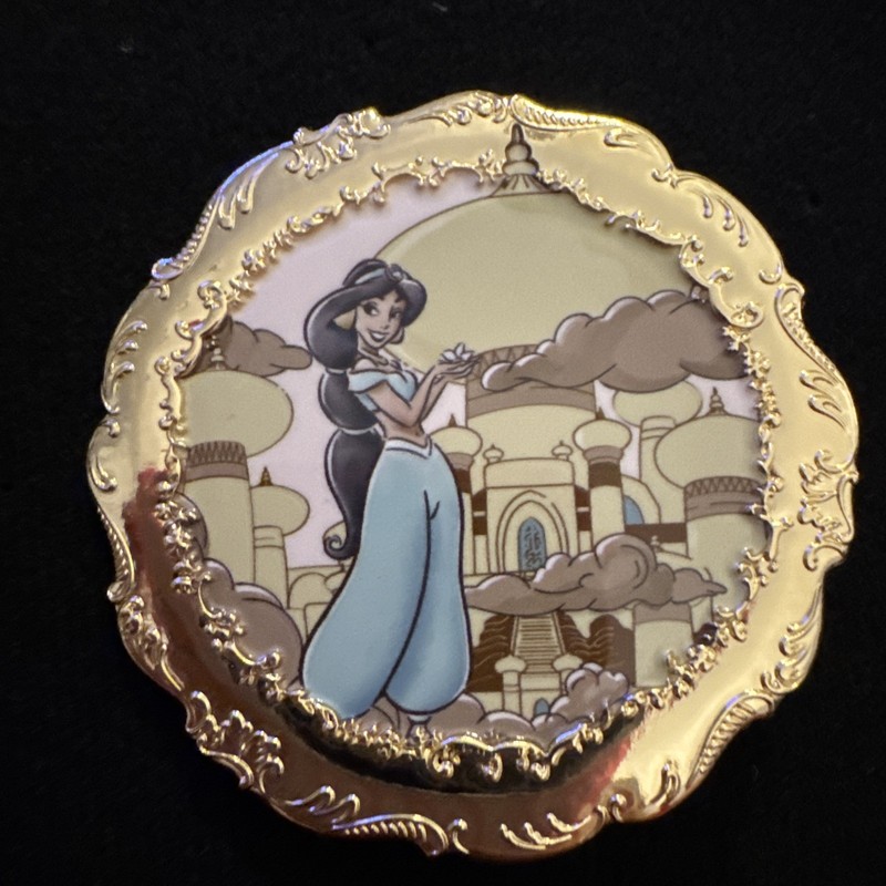 Disney Pink a la Mode Princess Vintage Plates Mystery Pins Jasmine Event Excl.  