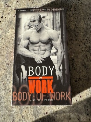 BODY OF WORK (VHS, 1998) Bill Phillips EAS Muscle Media