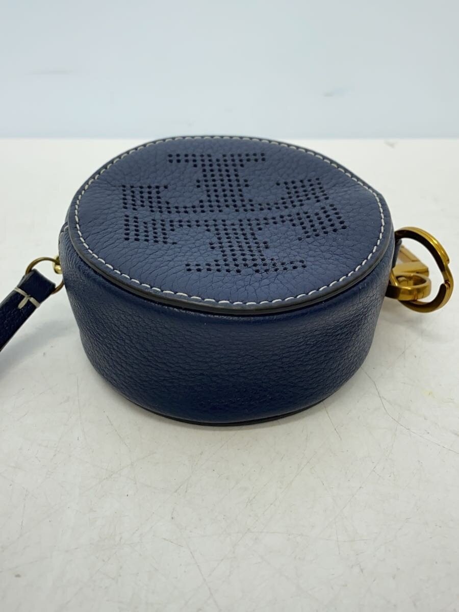 TORY BURCH Women's Perforated Leather Coin Case in NVY thumbnail 5