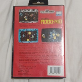 Treco Atomic Robo-Kid Sega Genesis Shoot 'em Up Game w/ Case & Manual 1990