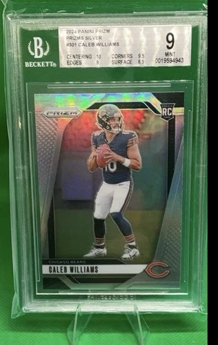 2024 Panini Prizm SILVER RC Caleb Williams #301 - BGS 9 MINT!