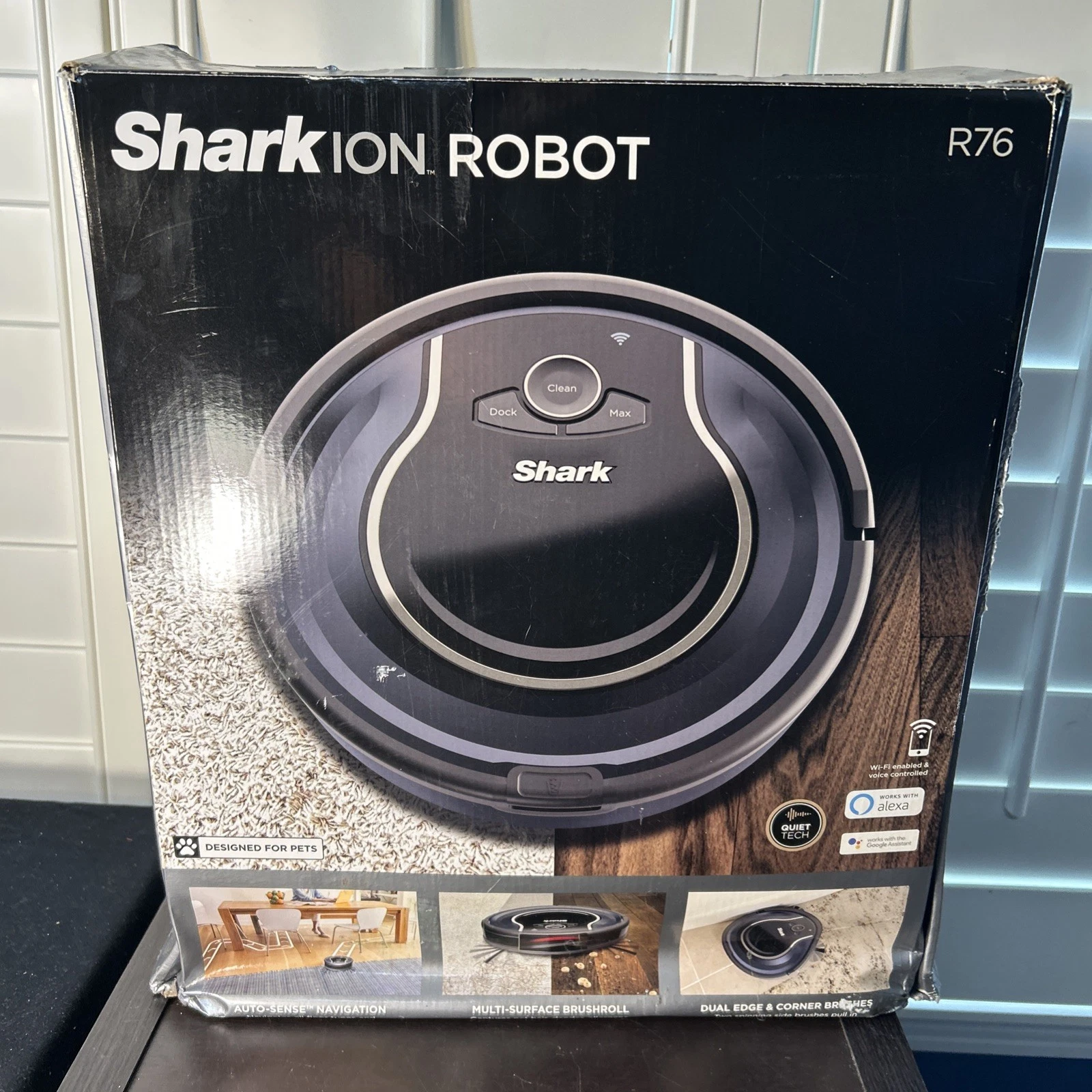 Shark RV761 BlackNavy Blue Robot Vacuum Cleaner