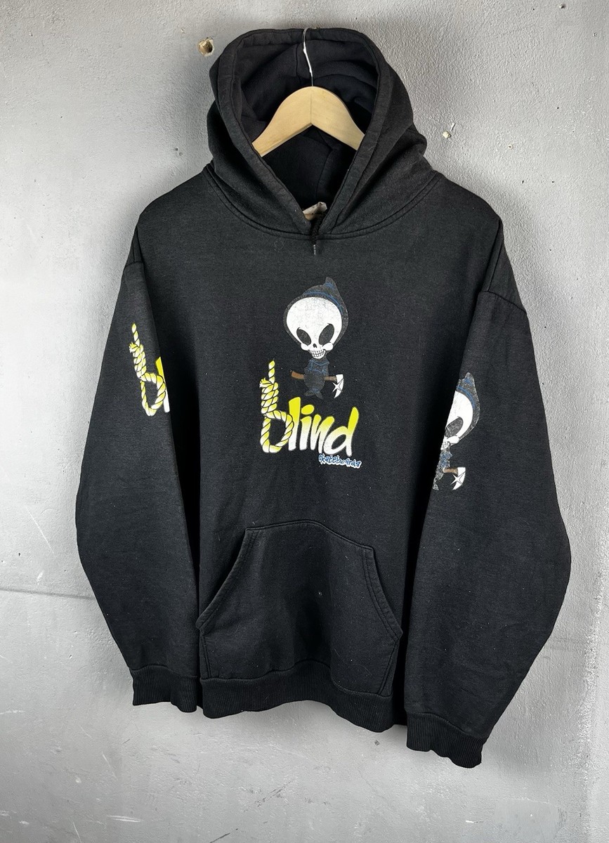 Blind Skateboards Hoodie Vintage 90s Size L | eBay