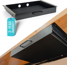 Under Desk Drawer with Cable Management - Slide Out Storage for Desks