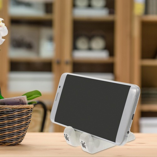 Handyhalter Weißer Bär Büro Mobiltelefonständer Telefonhalterung Aus Holz - 第 11/12 張圖片