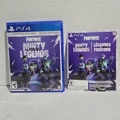 Fortnite Minty Legends Pack box only NO CODE PS4