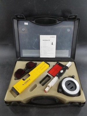 Stabila Laser System Model 70L, Set w/ Level, Ruler, Base, Glasses, Booklet