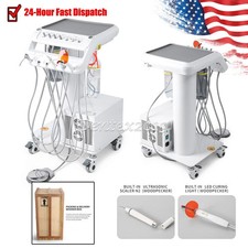 Dental mobile Delivery Unit Treatment Cart with Compressor scaler Curing Light
