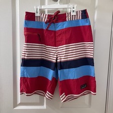 Patagonia Stretch Wavefarer Boardshorts 21" Shorts Fitz Striped Men's Size 32