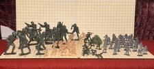 Lot 71 VTG Jumbo  Small Army Men Astronaut Soldiers Plastic Military Figures