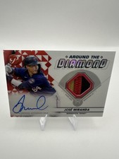 2023 Topps Pristine Jose Mirand Around the Diamond Relic Auto Twins 1/5 Bookend