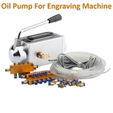 Portable Oil Pump Manual Oiling Pump Engraving Machine Oil Pump W/ Accessories