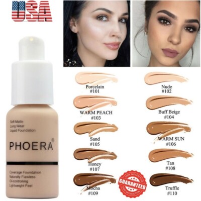 Phoera Foundation Color Chart