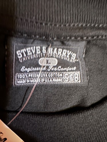 STEVE&BARRY'S-AUTHENTIC-BLACK-WWE RAW-SIZE L-TSHIRT-NWT - Picture 3 of 5