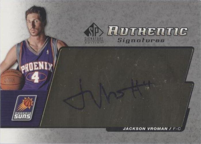 2004-05 SP Signature Edition - Jackson Vroman #AS-JV - 1 of 2