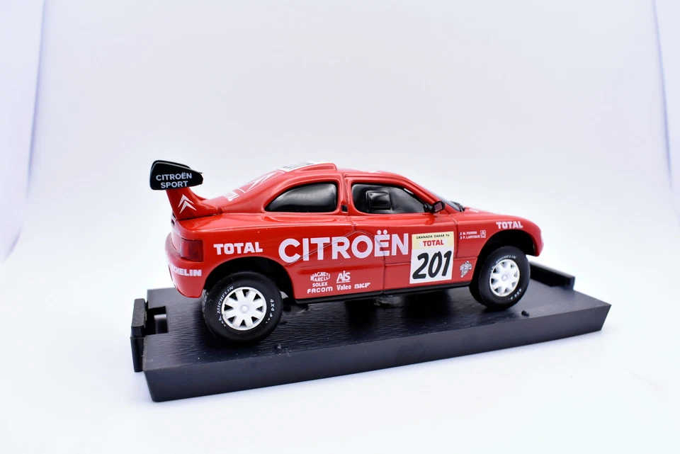 Modellino auto rally scala 1:43 Citroen Saxo S1600 diecast modellismo statico - Immagine 2 di 4