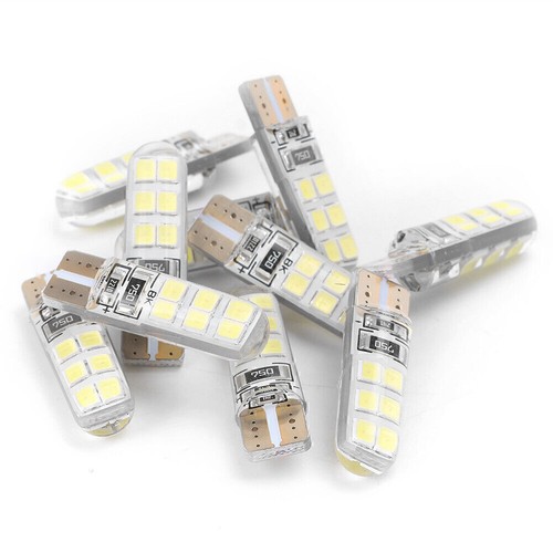 1Set T10 W5W 12SMD 2835 LED Canbus Error Free Light Bulb Xenon 6000K White 10pcs - Picture 2 of 7