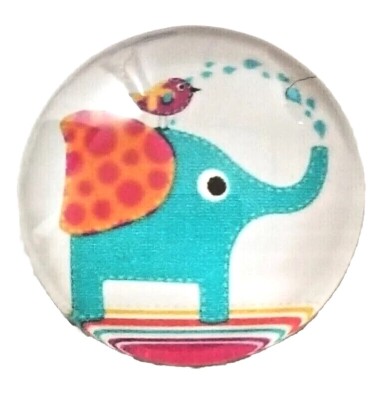 ELEPHANT 18mm/20mm GINGER SNAP BUTTON POPPER FOR INTERCHANGEABLE JEWELRY #15