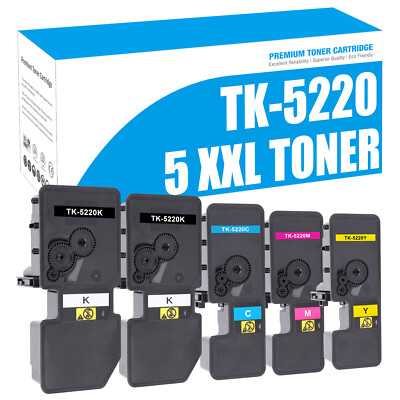 XXL Toner für Kyocera ECOSYS P5021cdw P5021cdn M5521cdn M5521cdw TK-5220 TK5220