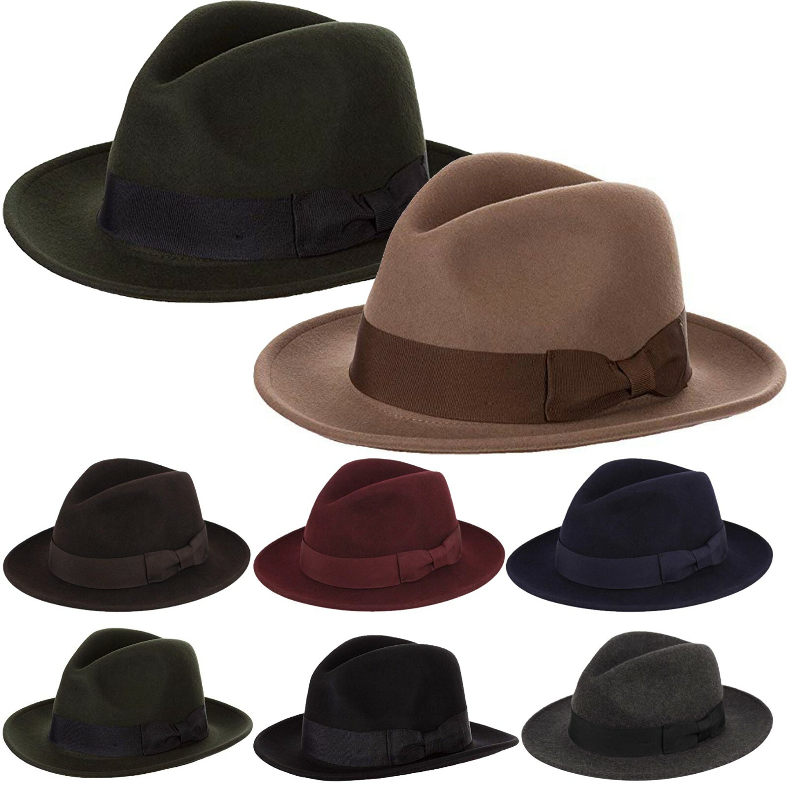 stetson black hawk crushable wool hat