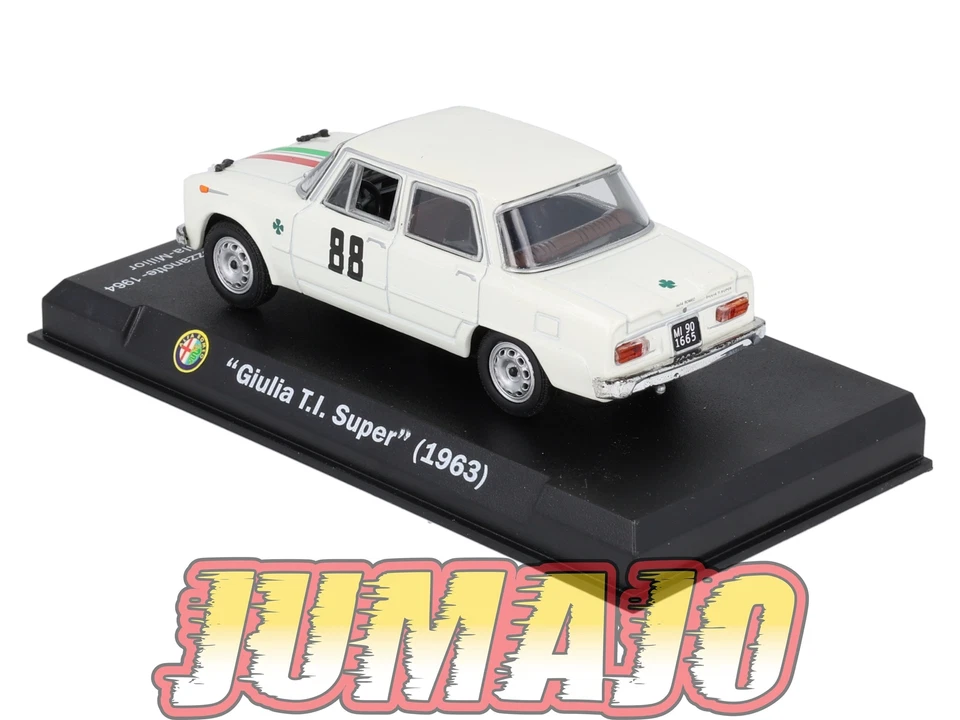 IT81 Voiture 1/43 Altaya : Alfa romeo Giulia T.I Super 1963 Rallye suède #88 - Photo 3/4
