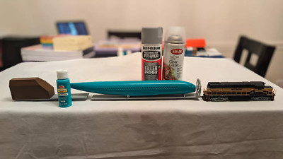HO Scale Boeing 737 Fuselage and Cargo 11'' or 15.25''