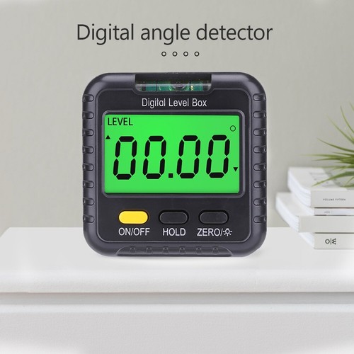 Digital LCD Winkelmesser Box Magnetische Füllstandsanzeige Neigungsmesser Winkelsucher Messgerät