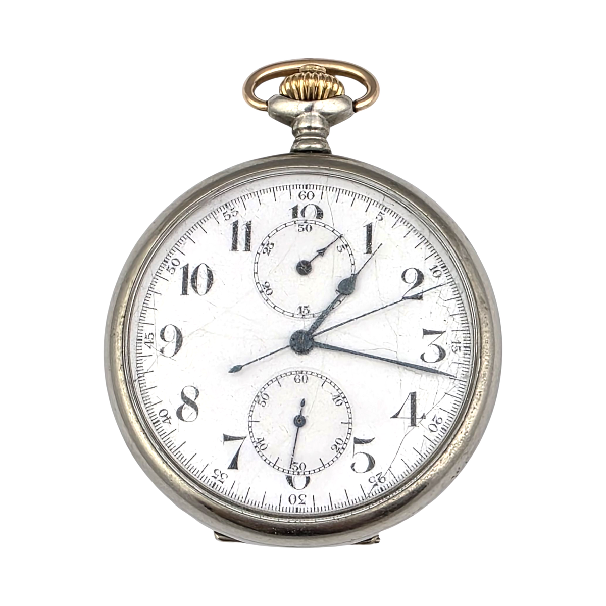 LONGINES WWII IMPERIAL JAPANESE NAVY PILOT POCKET WATCH 51MM CASE