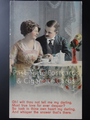 ROMANTIK ''Oh! Willst du mir nicht sagen mein Liebling, Muss wahre Liebe...'' Alter PC