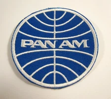 PAN-Am Airlines Iron-On Embroidered Patch 3"