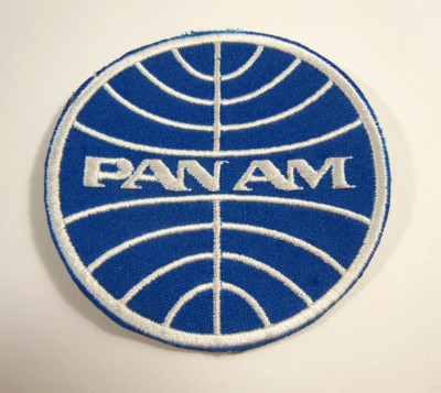 PAN-Am Airlines Iron-On Embroidered Patch 3''