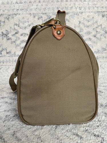 Hartmann Tweed Leather Suitcase Luggage Travel Bag 24x18x8.5 With Duffle Bag - Picture 18 of 23