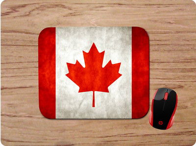 CANADA FLAG MAPLE LEAF CUSTOM MOUSE PAD NONSLIP NEOPRENE