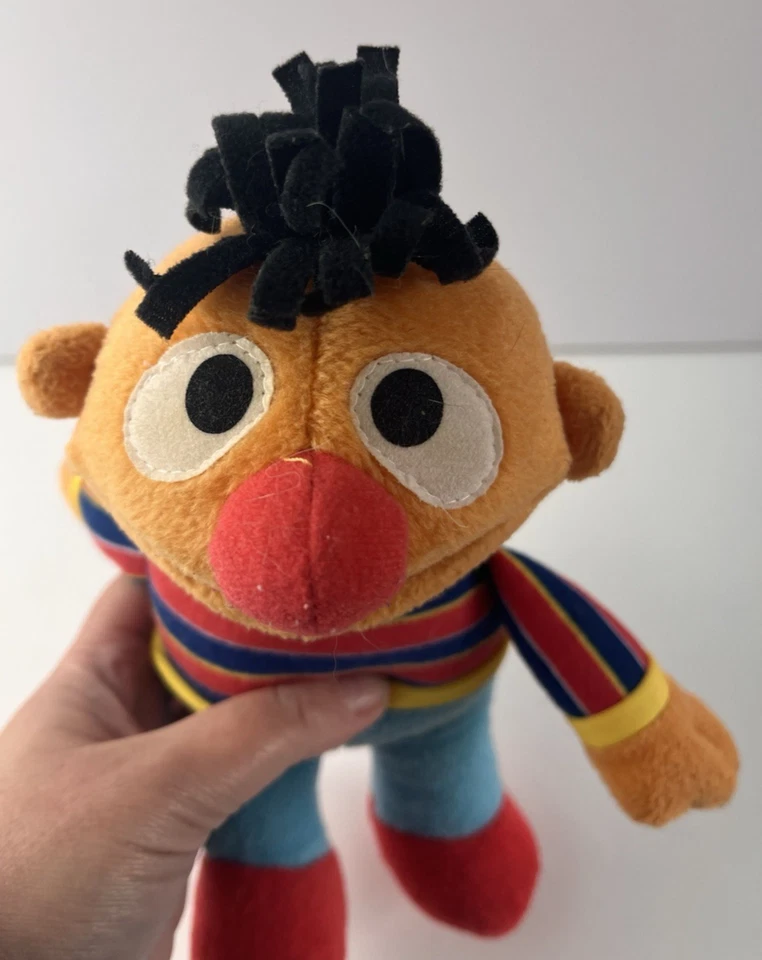 Vintage Fisher Price Ernie Sesame St Plush Doll Toy 26cm - image 4 of 4