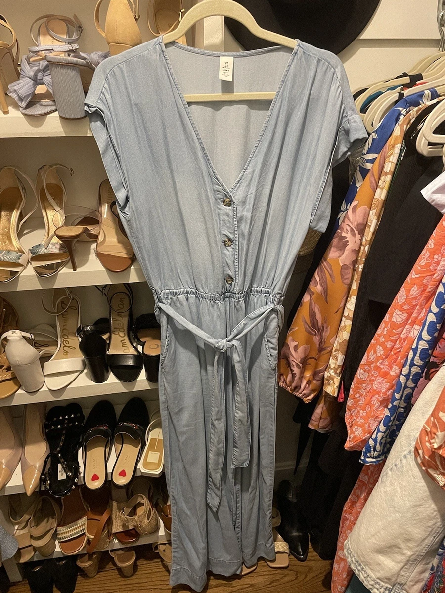 H&m v cheap neck jumpsuit
