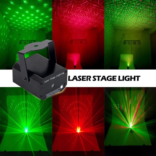 DJ Disco Party Stage Light Laser Projector Pattern LED RGB KTV Show Lighting - Bild 3 von 9