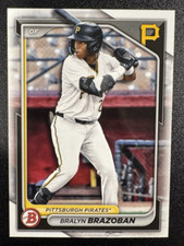 2024 Bowman Draft Prospects Paper Bralyn Brazoban Pittsburgh Pirates #BD-124