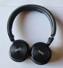 Black AKG Y45BT On-Ear Wireless Headphones - Works but CRACKED On HEADBAND -Read