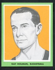 1963 KTAV Publications Jewish Nationals Nat Holman Pub Basketball Card