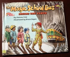 Magic School Bus: Inside the Earth by Joanna Cole & Bruce Degen 1987 Hardcover