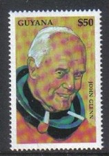 GUYANA 1998 Year of the Elder JOHN GLENN SPACE Apollo 11 ASTRONAUT