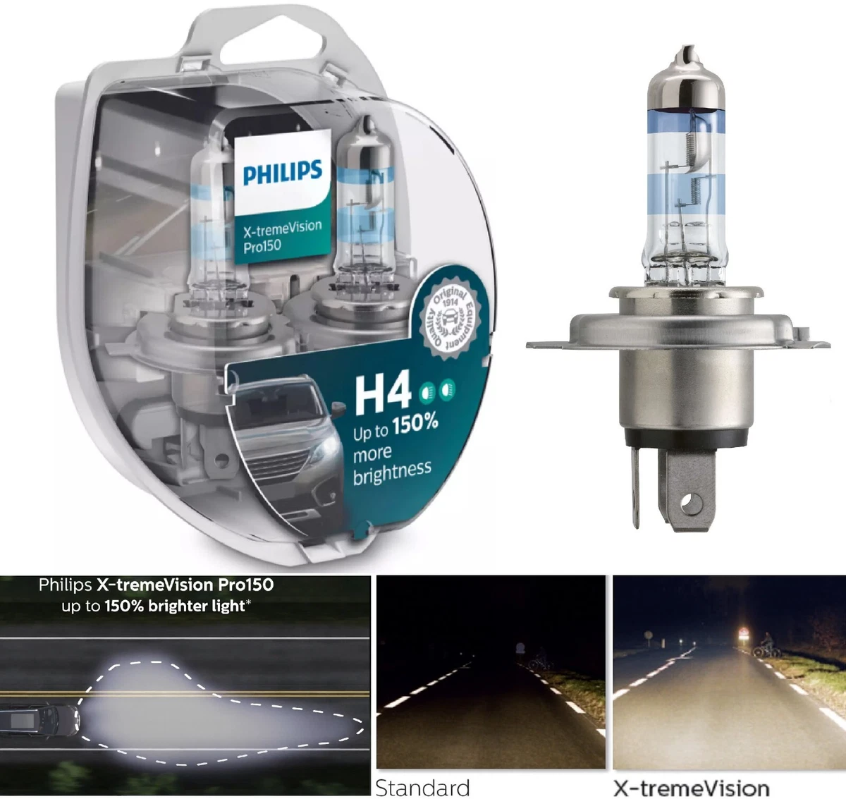 Philips xtreme outlet vision 9003