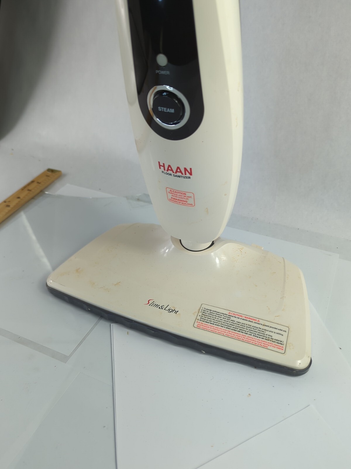 HAAN Slim & Light Sanitizing Steam Cleaner SI35 White EUC, Tested