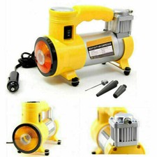 Compressore Portatile Auto 12V Accendisigari Manometro Resistente Aria 150 PSI